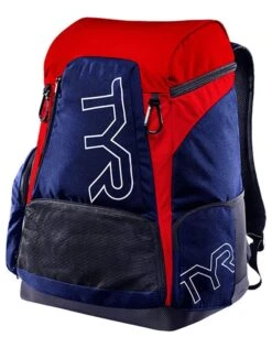 TYR Alliance 45L Backpack -Swim District NavyRedTYR45