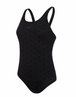 Speedo Boomstar Allover Muscleback Swimsuit - Black -Swim District NewProject 86