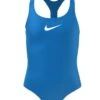 Nike Girls Essential Solid Racerback Swimsuit - Photo Blue 1 Nike Girls Essential Solid Racerback Swimsuit - Photo Blue -Swim District Nike Girls Essential Solid Racerback Swimsuit Photo Blue 1