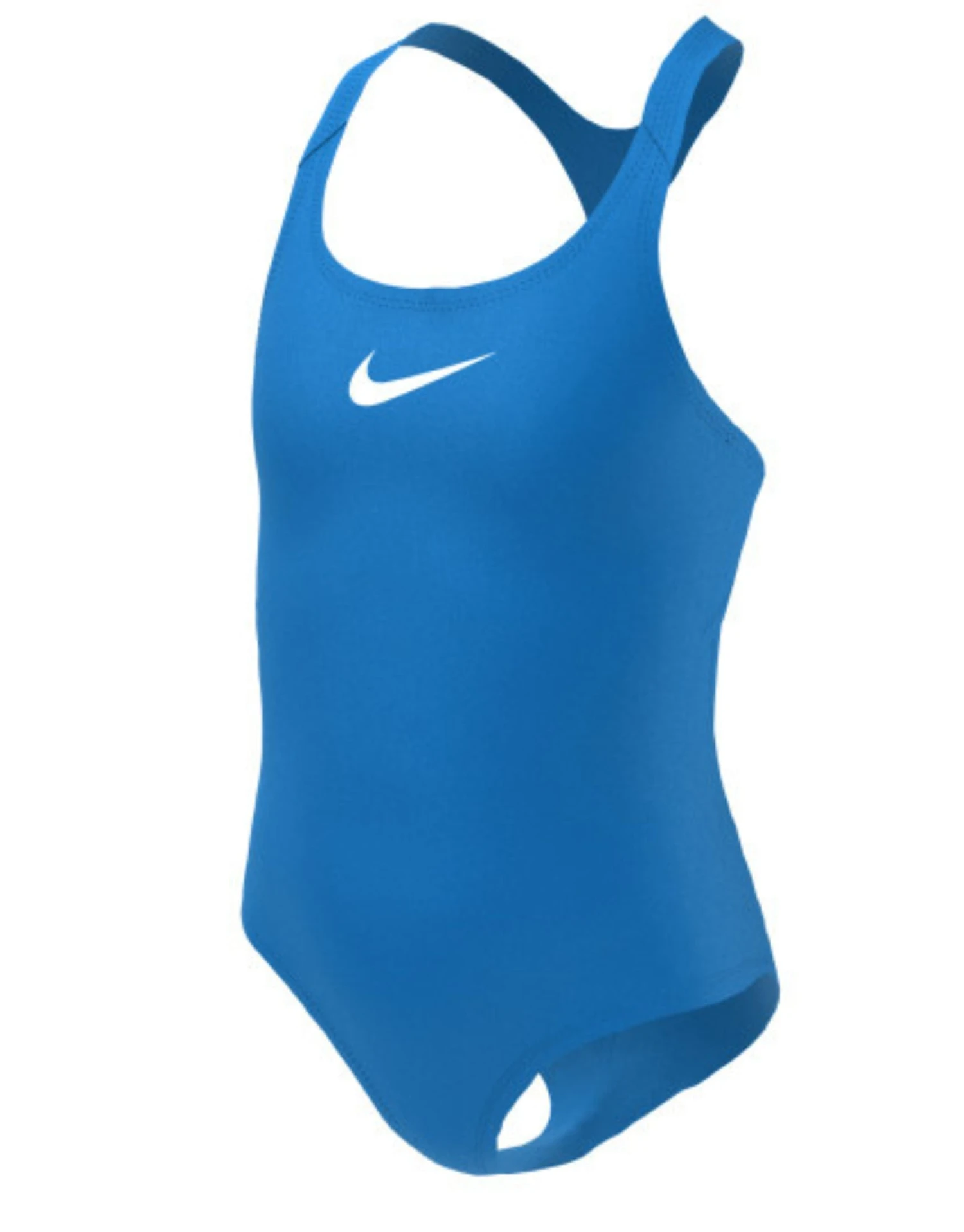 Nike Girls Essential Solid Racerback Swimsuit - Photo Blue 5 Nike Girls Essential Solid Racerback Swimsuit - Photo Blue - Image 3