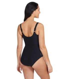 Zoggs Ocean Smoke Adjustable Scoopback Swimsuit - Navy/Black 12 Zoggs Ocean Smoke Adjustable Scoopback Swimsuit - Navy/Black -Swim District OceanSmokeAdjustableScoopbackSwimsuit 3
