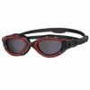 Zoggs Predator Flex Polarized Lens Goggle - Red/Black -Swim District PREDATORFLEXPOLARIZEDGOGGLES