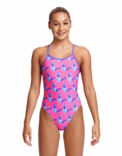 FUNKITA Girls Pine Time Single Strap Swimsuit -Swim District PineTime 2