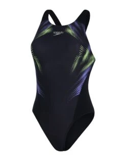 Speedo Placement Digital Recordbreaker Swimsuit - Black/Yellow -Swim District PlacementDigitalRecordbreakerSwimsuit BlackYellow 2
