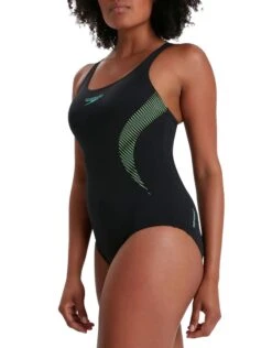 Speedo Placement Muscleback Swimsuit - Black/Blue 9 Speedo Placement Muscleback Swimsuit - Black/Blue -Swim District PlacementMusclebackSwimsuit BlackBlue 2