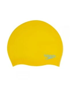 Speedo Junior Plain Moulded Silicone Cap -Swim District PlainMouldedSiliconeCap 1