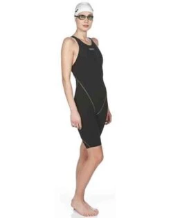 Arena Powerskin ST 2 Full Body Short Leg - Black -Swim District PowerskinST2FullBodyShortLeg Black