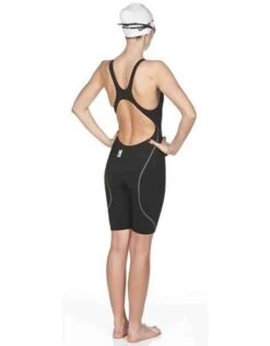 Arena Powerskin ST 2 Full Body Short Leg - Black -Swim District PowerskinST2FullBodyShortLeg Black 2