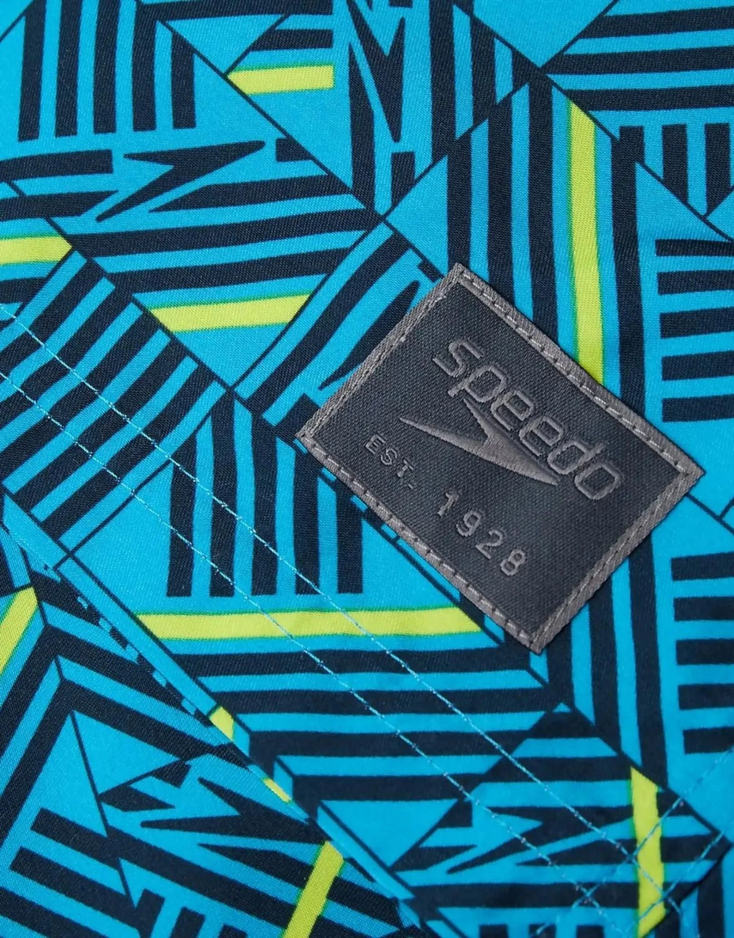 Speedo Printed Leisure 16" Swim Watershorts - Blue 10 Speedo Printed Leisure 16" Swim Watershorts - Blue - Image 8