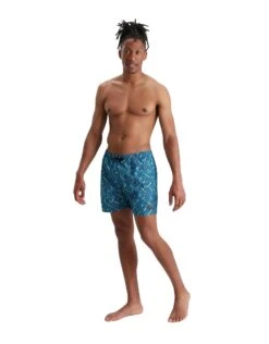 Speedo Printed Leisure 16" Swim Watershorts - Blue 15 Speedo Printed Leisure 16" Swim Watershorts - Blue -Swim District PrintedLeisure16SwimWatershorts Blue 7