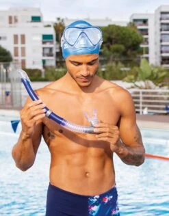 Zoggs Reef Explorer Snorkel Set - Clear / Blue -Swim District ReefExplorerSnorkleSet 5