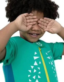 Speedo Sea Squad Float Suit (3-4 Years) - Mint Green -Swim District SeaSquadFloatSuit Green 3
