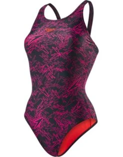 Speedo Endurance 10 Boom Allover Muscleback Swimsuit - Black/Pink -Swim District ShopifyTemplate 1b820551 099b 4a7e 9efb ffe368c3a187