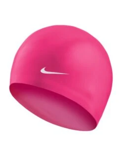 Nike Solid Silicone Adult Cap -Swim District SolidSiliconeAdultCapPrimePink
