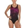 Speedo Speckleflow Placement Racerback - Black/Red 1 Speedo Speckleflow Placement Racerback - Black/Red -Swim District SpeckleflowPlacementRacerback BlackRed 5