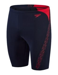 Speedo Boys HyperBoom Splice Swim Jammer - Navy/Red -Swim District Speedo Boys HyperBoom Splice Jammer Black Red 7