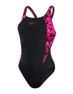 Speedo Hyperboom Splice Muscleback Swimsuit - Black/Pink 12 Speedo Hyperboom Splice Muscleback Swimsuit - Black/Pink -Swim District Speedo HyperboomSpliceMusclebackSwimsuit BlackPink 4