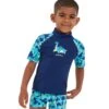 Speedo Tots Boys Printed Sun Protection Set - Blue 2 Speedo Tots Boys Printed Sun Protection Set - Blue -Swim District Speedo Printed Sun Protection Set Blue 4