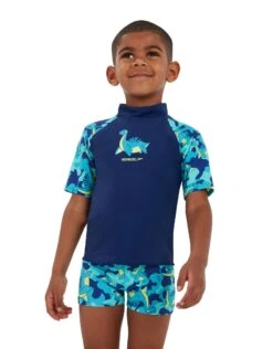 Speedo Tots Boys Printed Sun Protection Set - Blue -Swim District Speedo Printed Sun Protection Set Blue 5