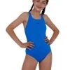 Speedo Girls Endurance Plus Medalist - Neon Blue -Swim District SpeedoEnduranceMedalistNeonBlue