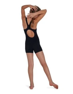 Speedo Girls Essential Endurance Plus Legsuit - Black -Swim District SpeedoGirlsEssentialEndurancePlusLegsuit Black