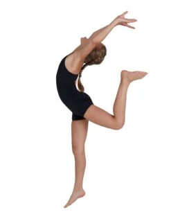 Speedo Girls Essential Endurance Plus Legsuit - Black -Swim District SpeedoGirlsEssentialEndurancePlusLegsuit Black 3