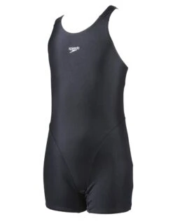 Speedo Girls Essential Endurance Plus Legsuit - Black -Swim District SpeedoGirlsLegsuit 4