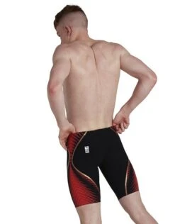 Speedo Fastskin LZR Pure Intent Jammer - Black/Red -Swim District SpeedoLZR 4