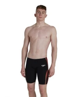 Speedo Fastskin LZR Pure Intent Jammer - Black/Red -Swim District SpeedoLZR 5