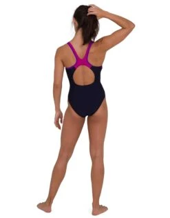 Speedo Logo Splice Muscleback Swimsuit - Navy/Purple -Swim District SpeedoSpliceMusclebackSwimsuit Navy Purple 2 5dcd5067 4815 4ecb b18a 4474d2981ba5
