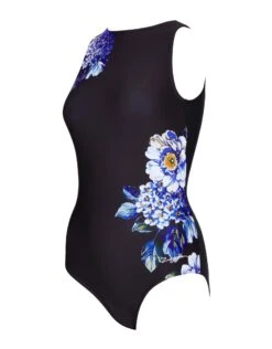 Zoggs Spring Blossom Hi Front Swimsuit -Swim District SpringBlossomHiFront 1