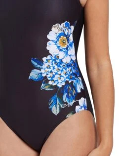 Zoggs Spring Blossom Hi Front Swimsuit -Swim District SpringBlossomHiFront 5