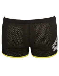 Arena Square Cut Drag Short - Black -Swim District SquareCutDragShort Black 2