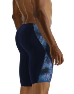 TYR StarHex Durafast Elite Blade Swim Jammer - Blue Ice -Swim District StarHexDurafastEliteBladeJammer BlueIce 3