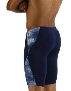 TYR StarHex Durafast Elite Blade Swim Jammer - Blue Ice -Swim District StarHexDurafastEliteBladeJammer BlueIce 4