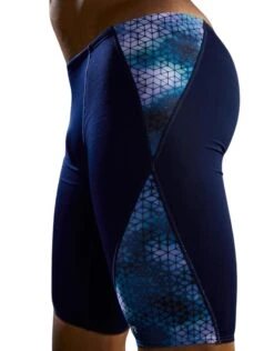 TYR StarHex Durafast Elite Blade Swim Jammer - Blue Ice -Swim District StarHexDurafastEliteBladeJammer BlueIce 8