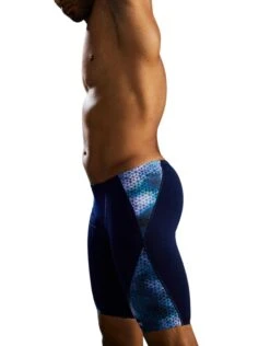 TYR StarHex Durafast Elite Blade Swim Jammer - Blue Ice -Swim District StarHexDurafastEliteBladeJammer BlueIce 9