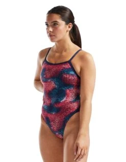 TYR StarHex Durafast Elite Diamondfit Swimsuit - Red/Multi -Swim District StarHexDurafastEliteDiamondfitSwimsuit RedMulti 7