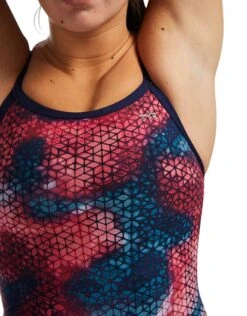 TYR StarHex Durafast Elite Diamondfit Swimsuit - Red/Multi -Swim District StarHexDurafastEliteDiamondfitSwimsuit RedMulti 9