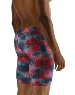 TYR StarHex Durafast Elite Solid Swim Jammer - Red/Multi -Swim District StarHexDurafastEliteSolidJammer RedMulti 10