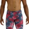 TYR StarHex Durafast Elite Solid Swim Jammer - Red/Multi -Swim District StarHexDurafastEliteSolidJammer RedMulti 2