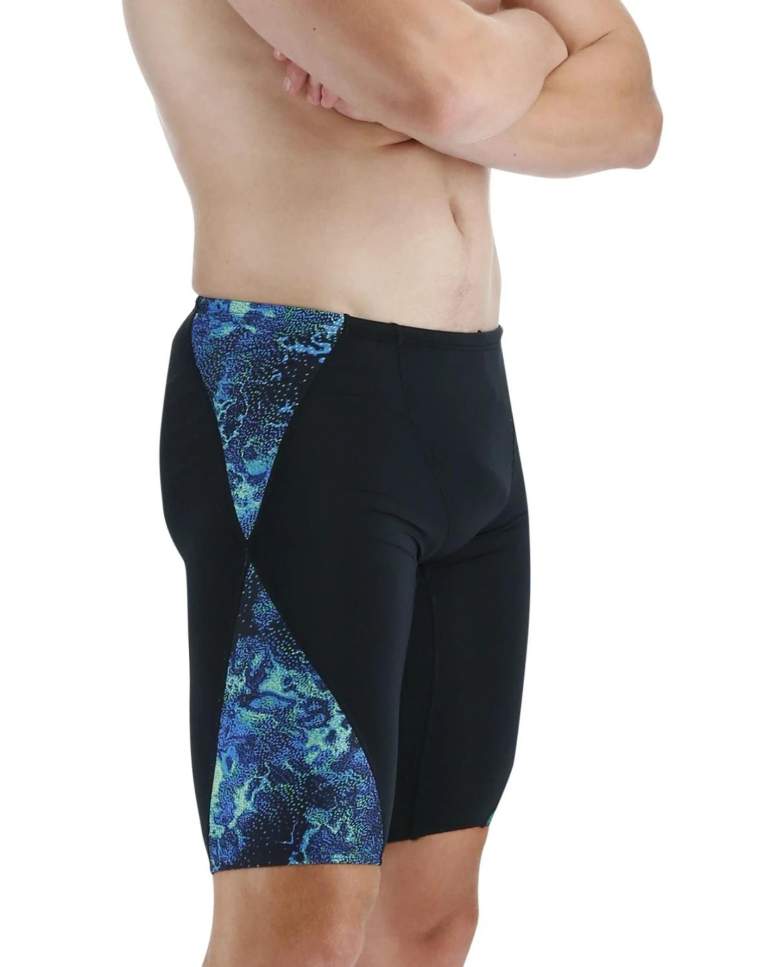TYR Diploria Durafast Lite Blade Splice Swim Jammer - Blue/Green 9 TYR Diploria Durafast Lite Blade Splice Swim Jammer - Blue/Green - Image 7