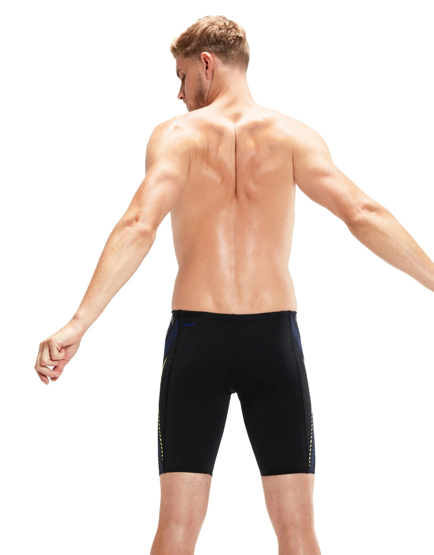 Speedo Tech Panel Jammer - Black/Blue 3 Speedo Tech Panel Jammer - Black/Blue - Image 2