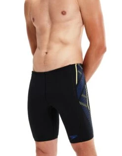 Speedo Tech Panel Jammer - Black/Blue 9 Speedo Tech Panel Jammer - Black/Blue -Swim District TechPannelAquashort BlackBlue 5