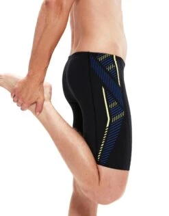 Speedo Tech Panel Jammer - Black/Blue 10 Speedo Tech Panel Jammer - Black/Blue -Swim District TechPannelAquashort BlackBlue 6