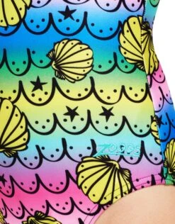 Zoggs Tots Girls Mermaids Crossback Swimsuit -Swim District TotsGirlsMermaidsCrossbackSwimsuit 3