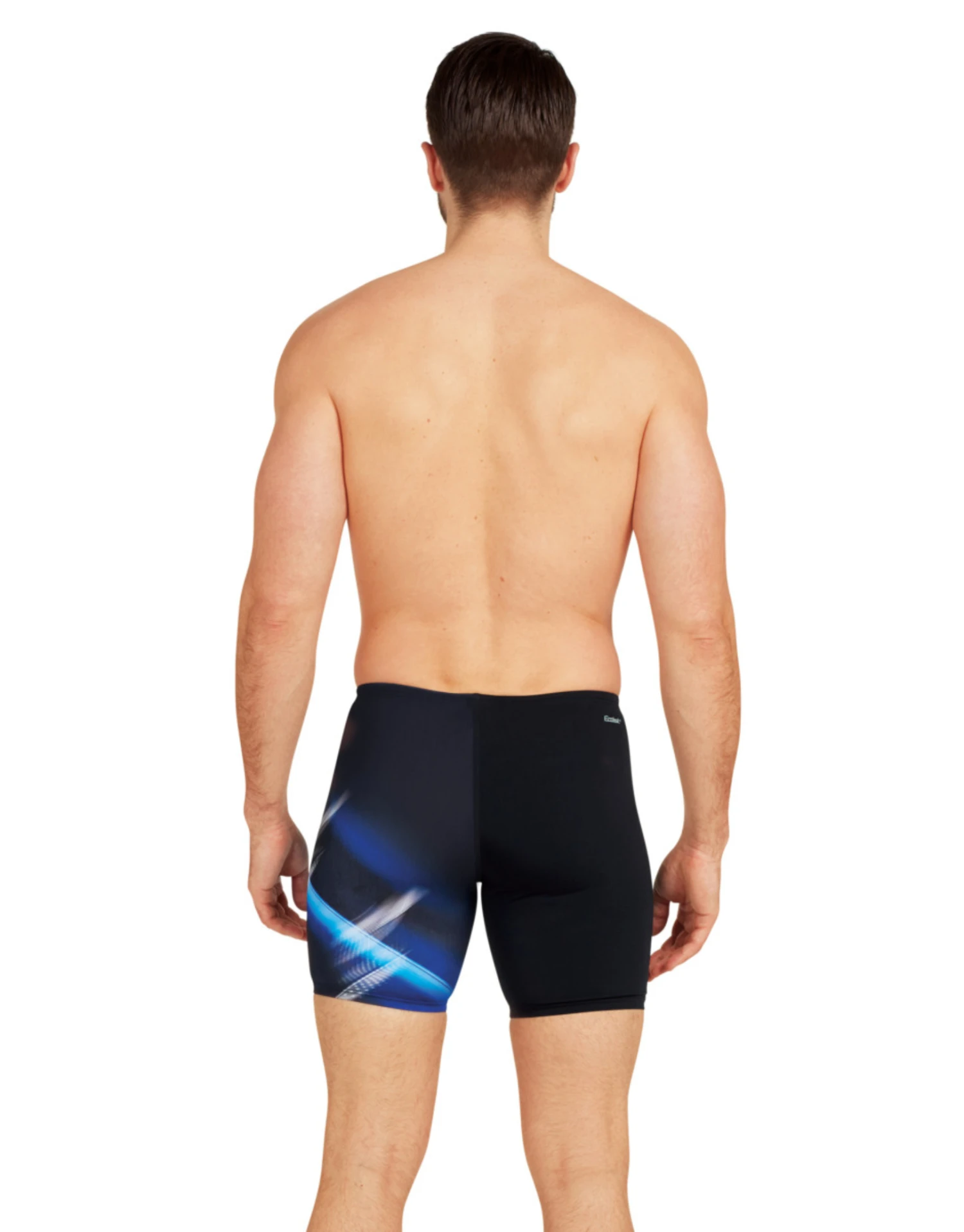 Zoggs Vector Mid Jammer - Black/Navy 4 Zoggs Vector Mid Jammer - Black/Navy - Image 2