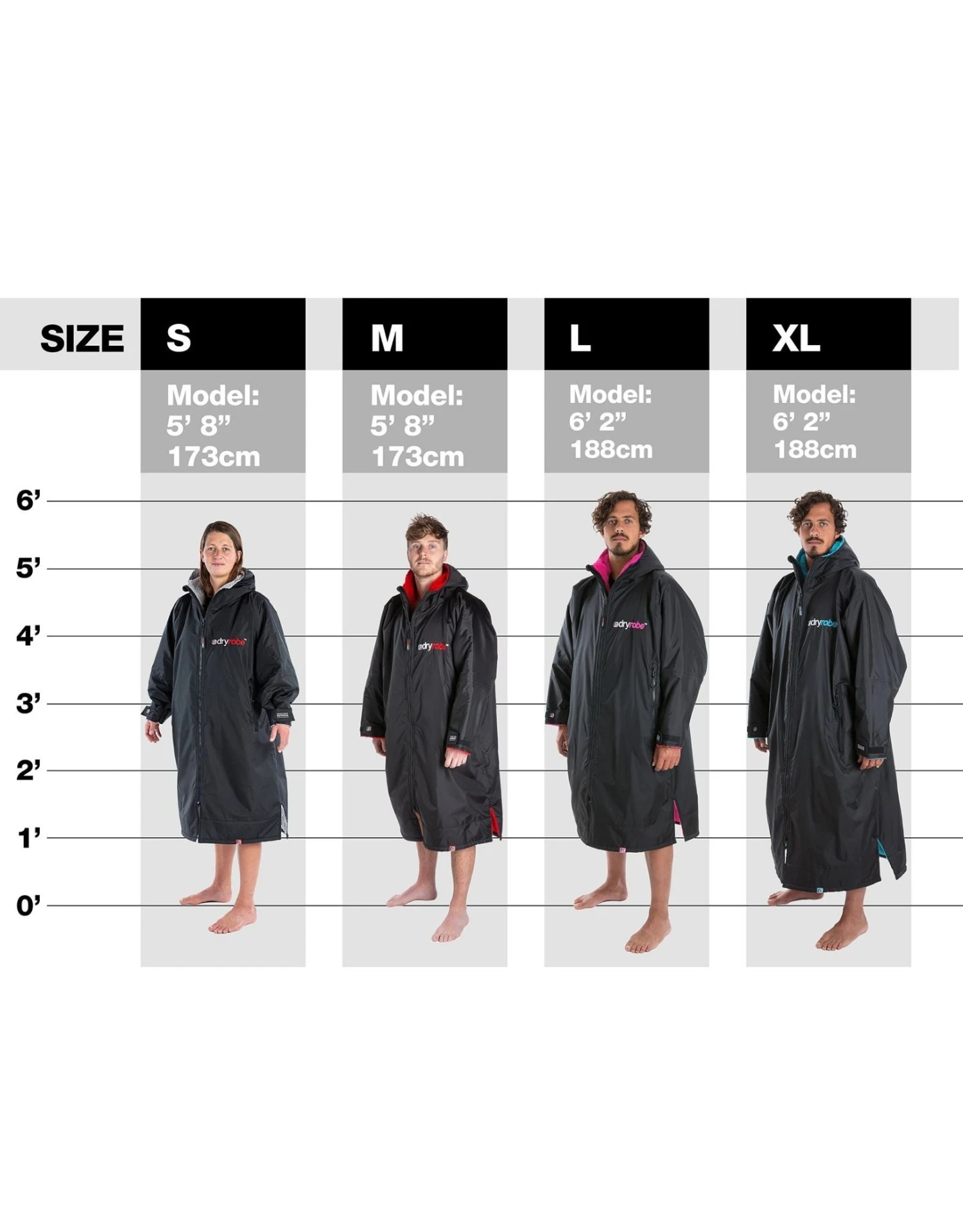 Advance Long Sleeve Adult Robe - Black/Pink 7 Advance Long Sleeve Adult Robe - Black/Pink - Image 5
