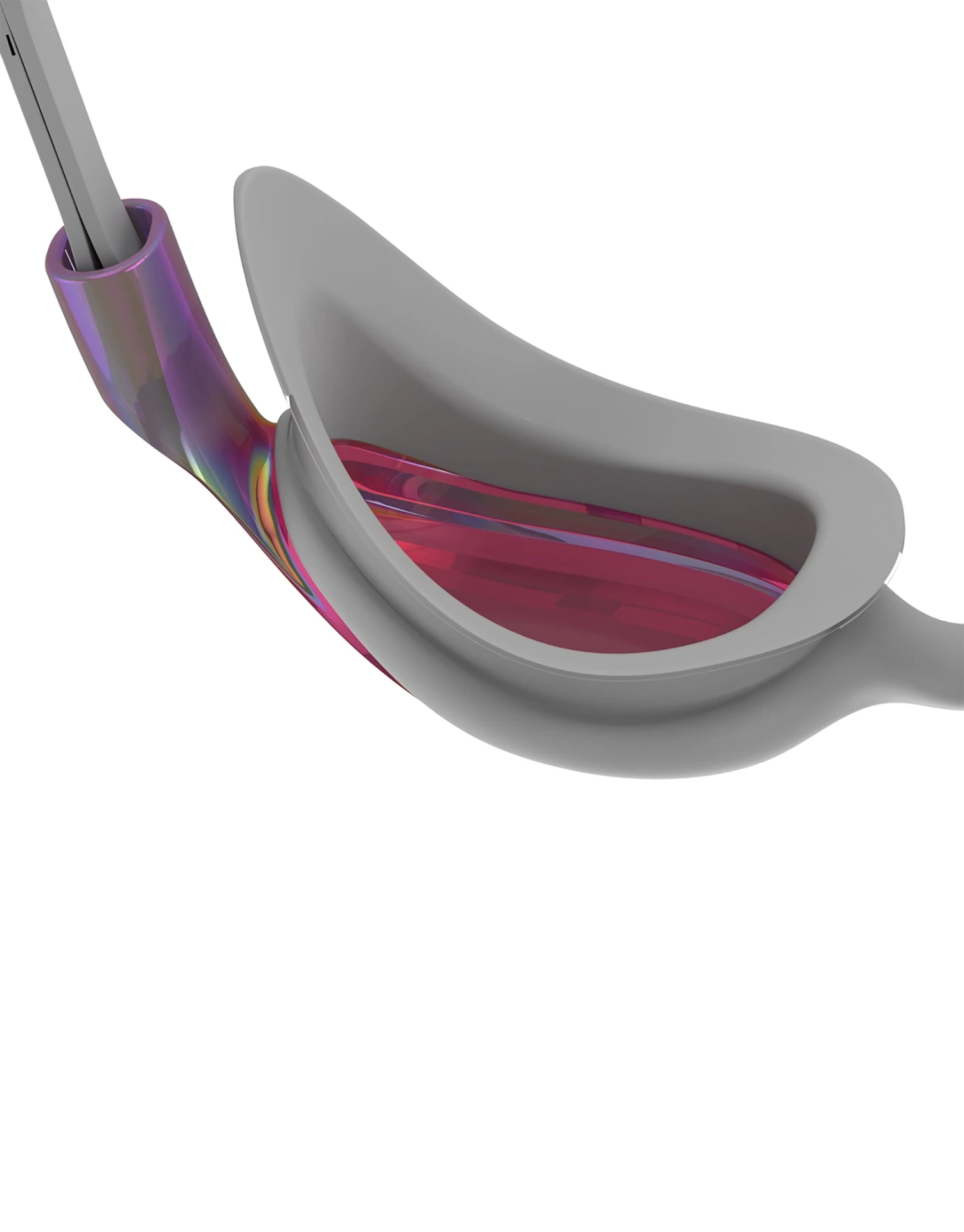 Speedo Virtue Mirror Female Goggle - White/Lavender Gold 6 Speedo Virtue Mirror Female Goggle - White/Lavender Gold - Image 4