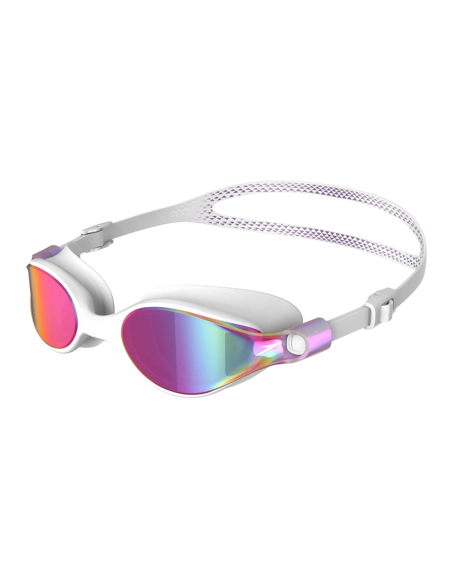 Speedo Virtue Mirror Female Goggle - White/Lavender Gold 3 Speedo Virtue Mirror Female Goggle - White/Lavender Gold